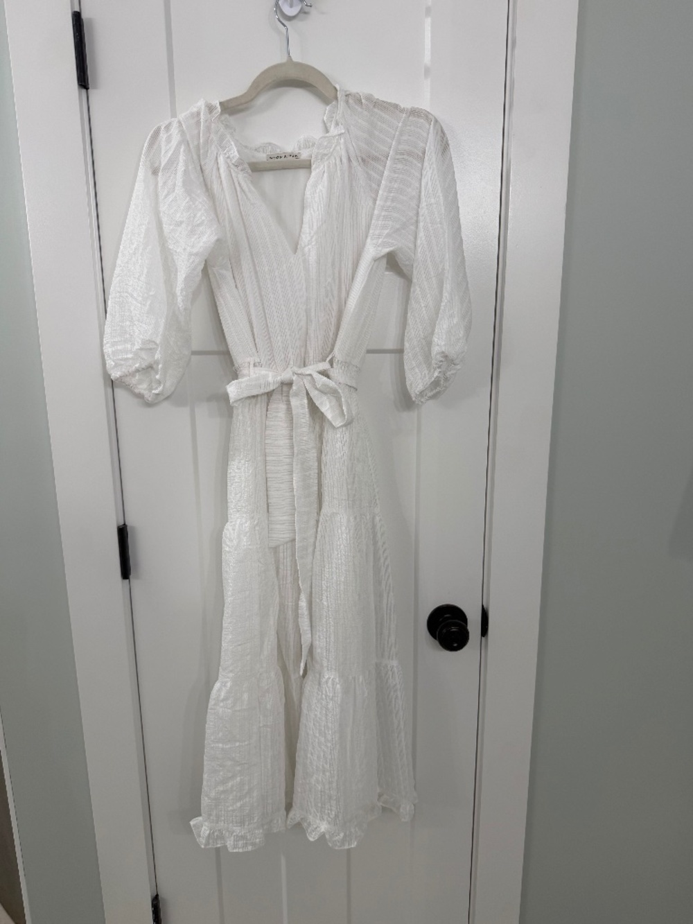 White Midi Dress - XS